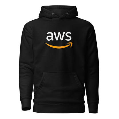 Hoodie AWS :), Disponible en la mejor tienda online para comprar tu merch favorita, la mejor Calidad, compra Ahora en Algoritmo! 