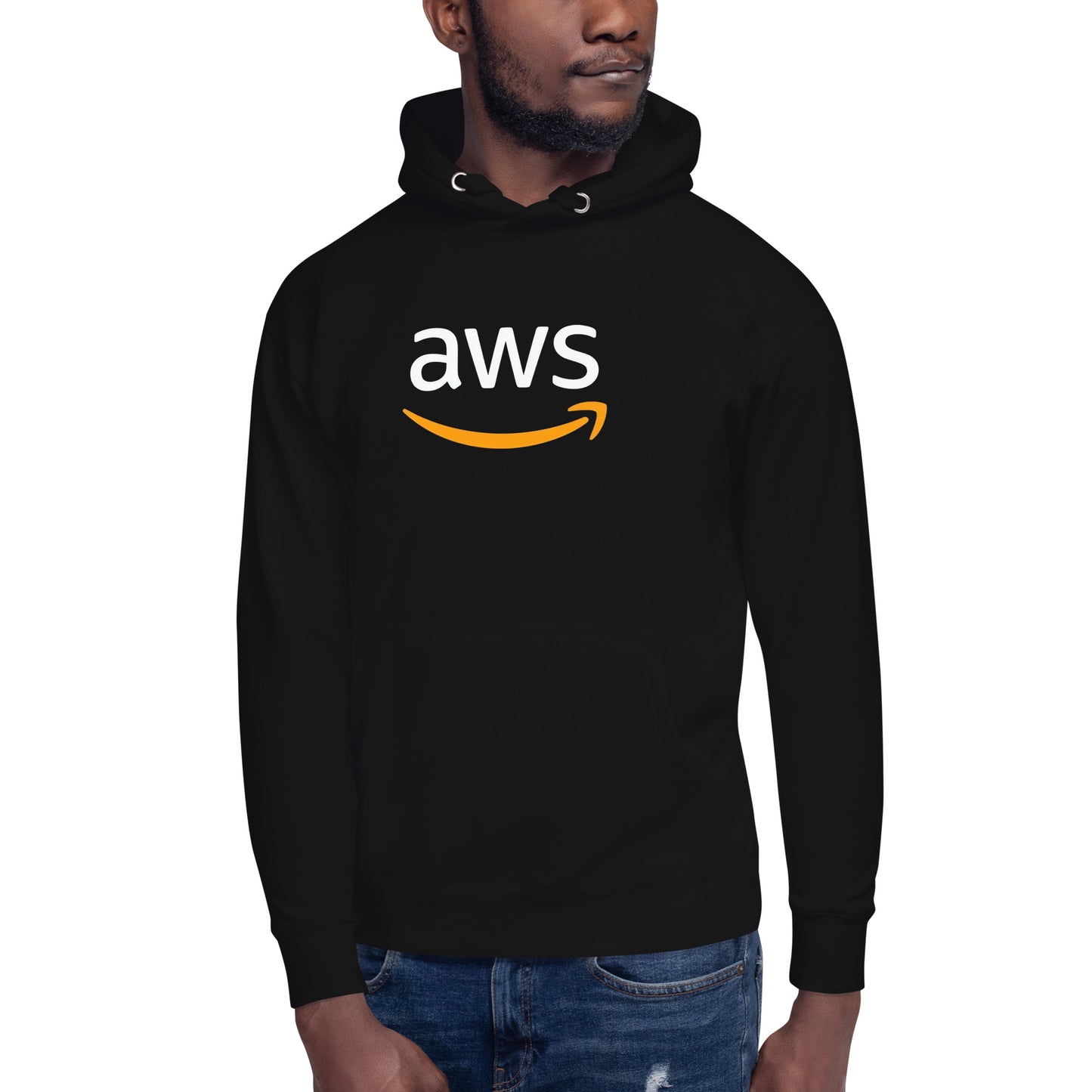 Hoodie AWS :), Disponible en la mejor tienda online para comprar tu merch favorita, la mejor Calidad, compra Ahora en Algoritmo! 