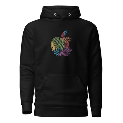 Hoodie Apple Psicodelich, Disponible en la mejor tienda online para comprar tu merch favorita, la mejor Calidad, compra Ahora en Algoritmo! 