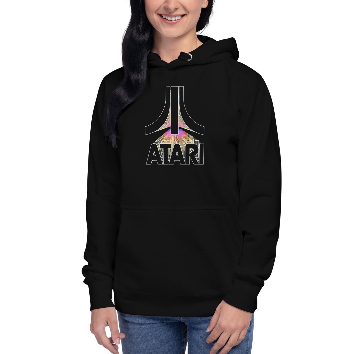 Hoodie Atari 80s, Disponible en la mejor tienda online para comprar tu merch favorita, la mejor Calidad, compra Ahora en Algoritmo! 