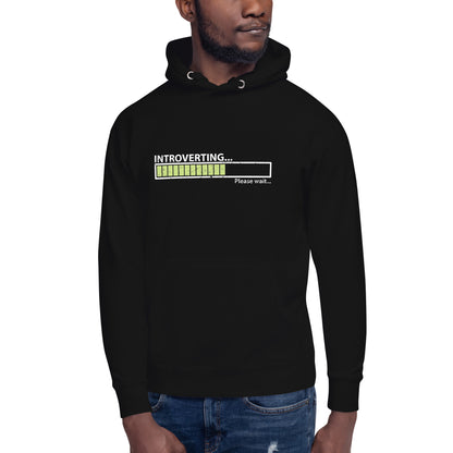 Hoodie Introvertido, Disponible en la mejor tienda online para comprar tu merch favorita, la mejor Calidad, compra Ahora en Algoritmo! 