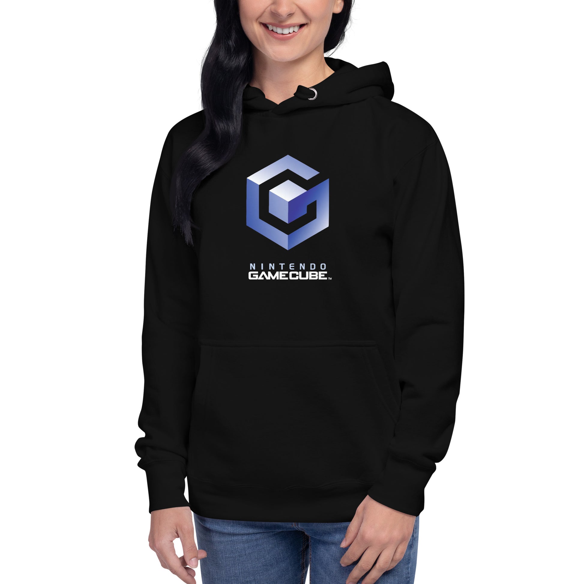 Hoodie Game Cube, Disponible en la mejor tienda online para comprar tu merch favorita, la mejor Calidad, compra Ahora en Algoritmo! 