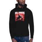 Back view — Helldivers hoodie unisex