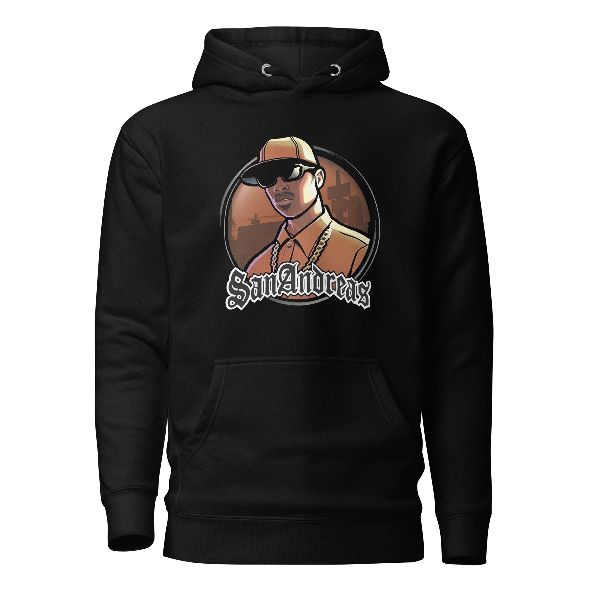 Front view — GTA San Andreas hoodie, Grove Street