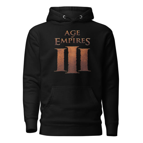 Front view — Age of Empires III hoodie RTS classic
