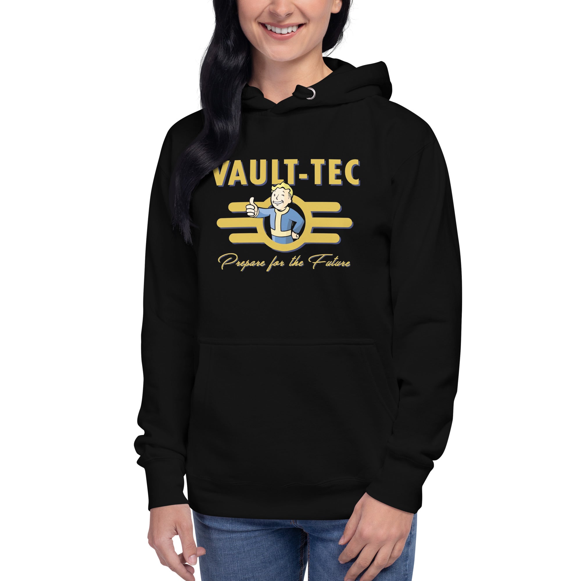 Hoodie Vaul-Tec , Disponible en la mejor tienda online para comprar tu merch favorita, la mejor Calidad, compra Ahora en Algoritmo! 