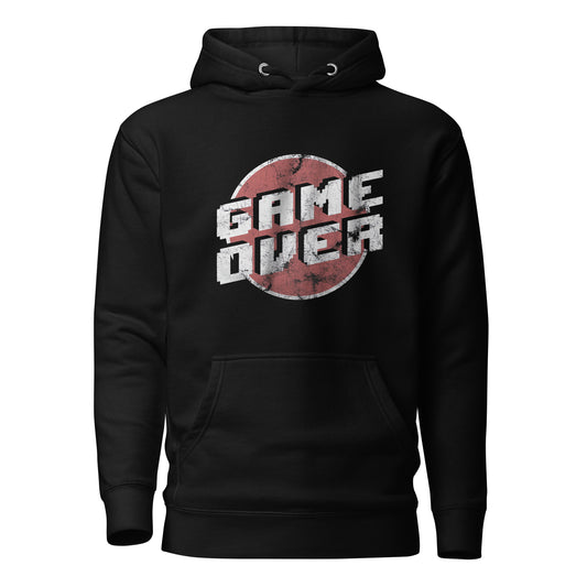 Hoodie Game Over Vintage , Disponible en la mejor tienda online para comprar tu merch favorita, la mejor Calidad, compra Ahora en Algoritmo! 