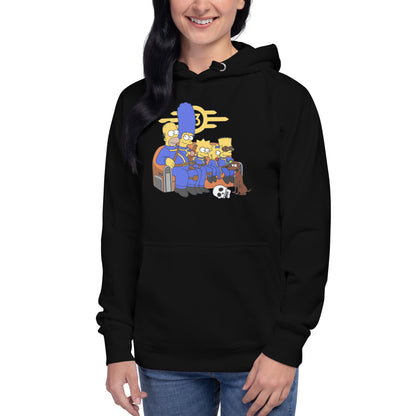 Hoodie Familia Nuclear , Disponible en la mejor tienda online para comprar tu merch favorita, la mejor Calidad, compra Ahora en Algoritmo! 