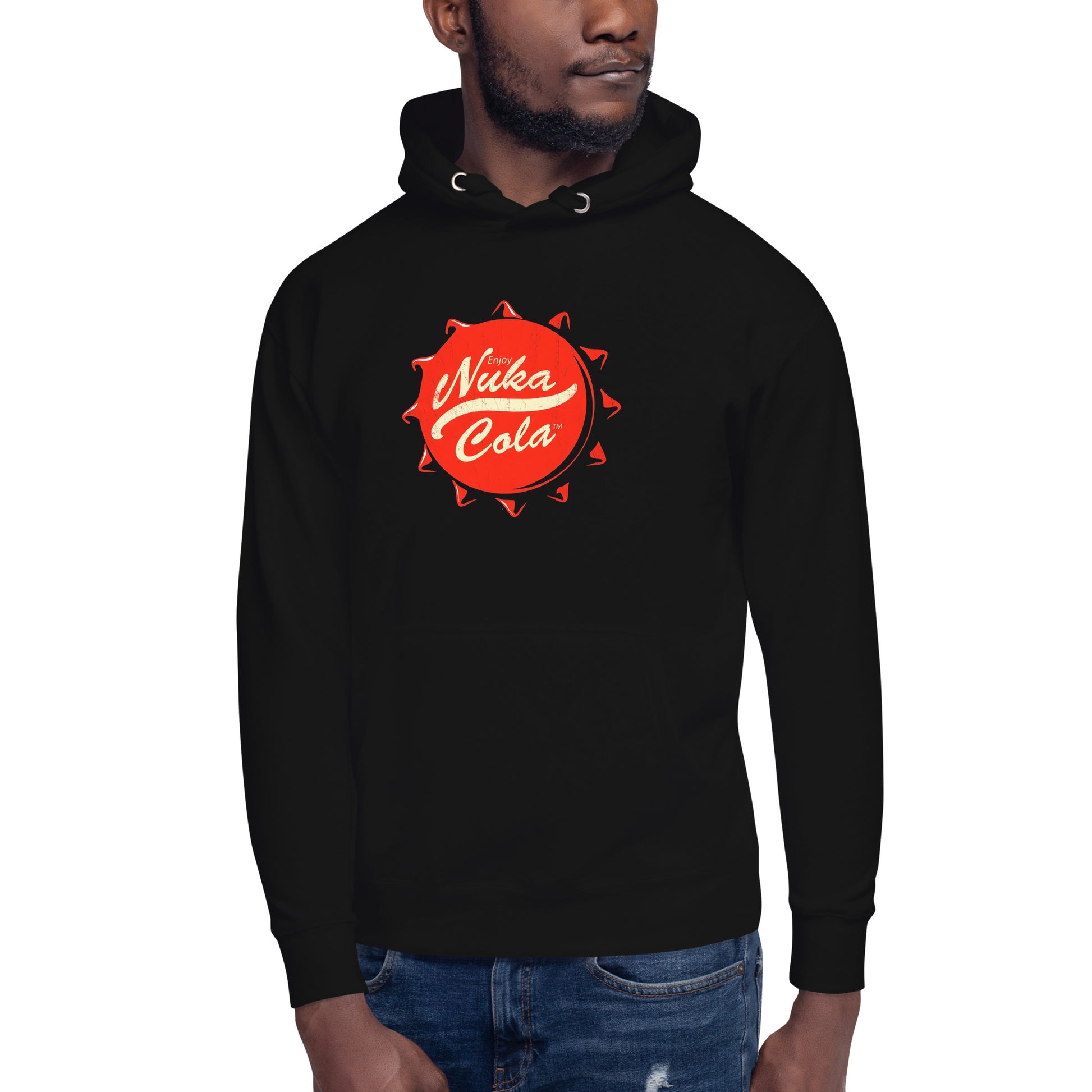 Hoodie Nuka Cola , Disponible en la mejor tienda online para comprar tu merch favorita, la mejor Calidad, compra Ahora en Algoritmo! 