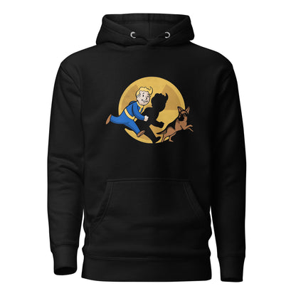 Hoodie Las aventuras de Vault Boy , Disponible en la mejor tienda online para comprar tu merch favorita, la mejor Calidad, compra Ahora en Algoritmo!