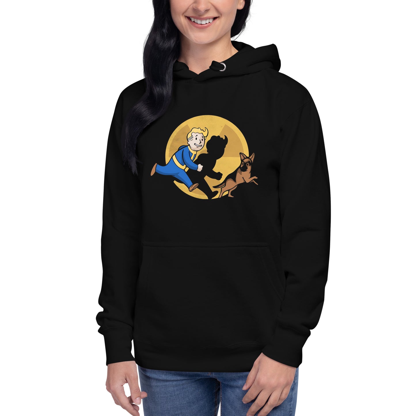 Hoodie Las aventuras de Vault Boy , Disponible en la mejor tienda online para comprar tu merch favorita, la mejor Calidad, compra Ahora en Algoritmo!