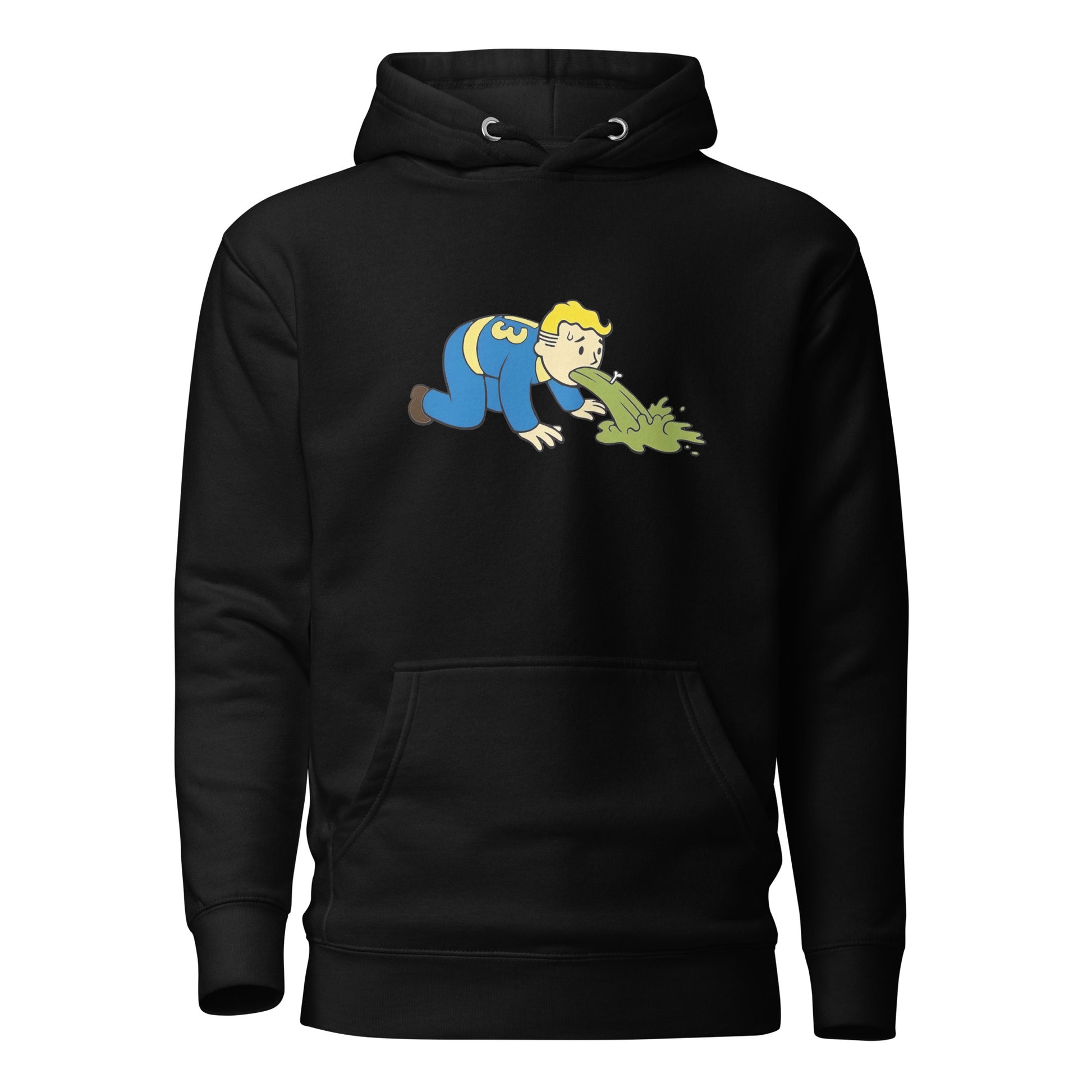 Hoodie Vault Boy Enfermo , Disponible en la mejor tienda online para comprar tu merch favorita, la mejor Calidad, compra Ahora en Algoritmo! 