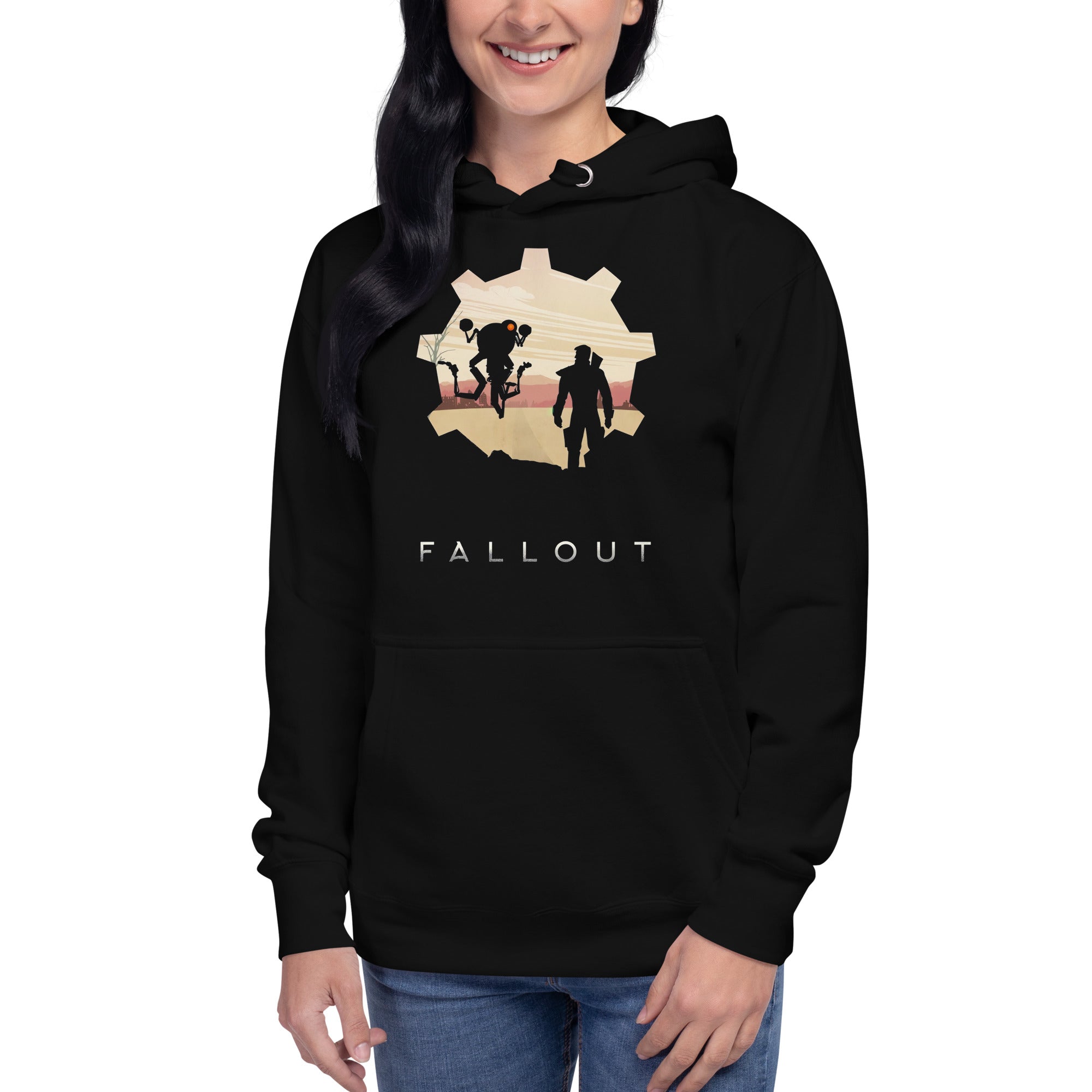 Hoodie Fallout , Disponible en la mejor tienda online para comprar tu merch favorita, la mejor Calidad, compra Ahora en Algoritmo! 