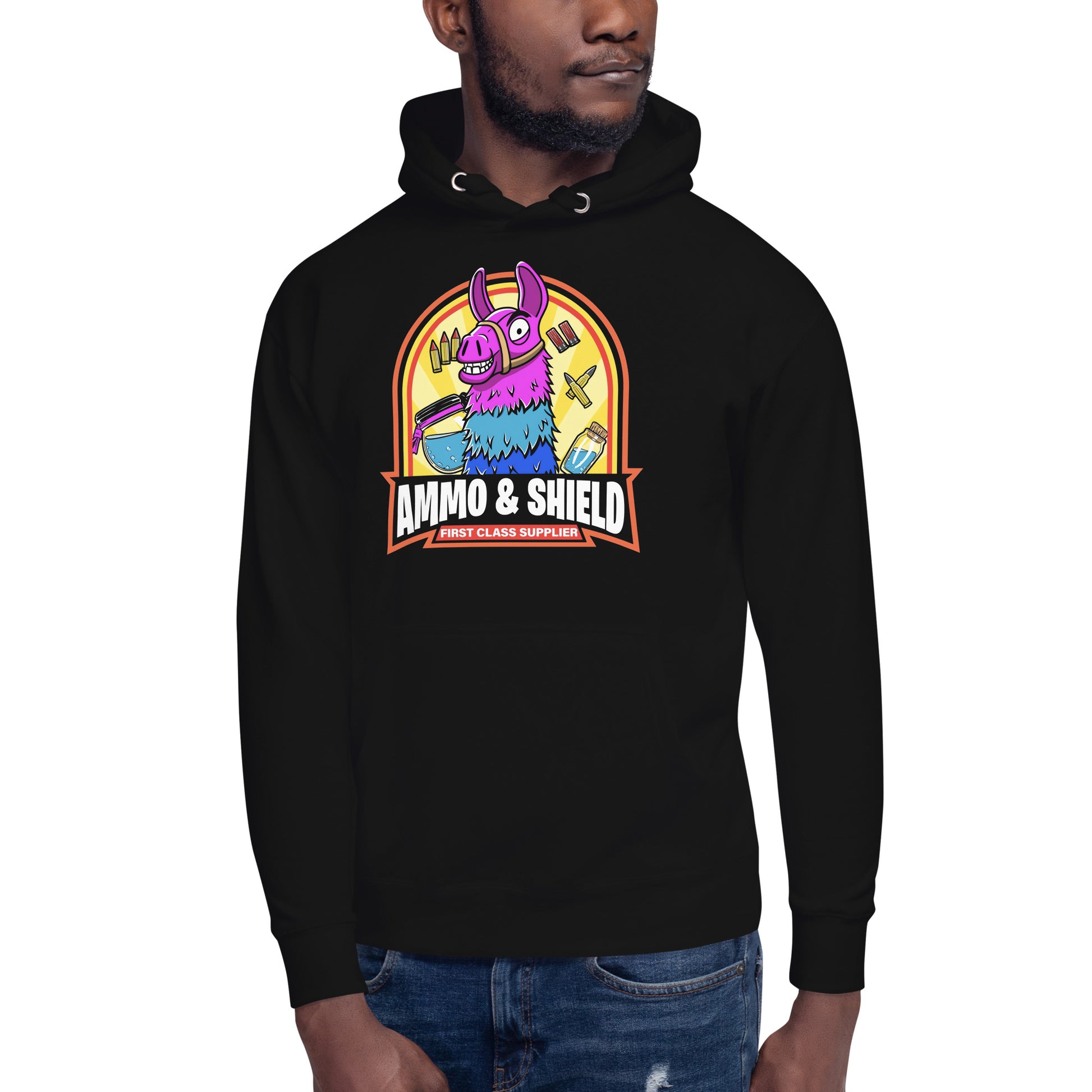 Hoodie Ammo & Shield, Disponible en la mejor tienda online para comprar tus artículos favoritos, la mejor Calidad, compra Ahora en Algoritmo! 