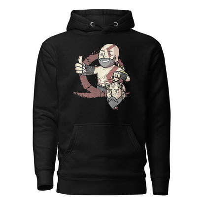 Hoodie Kratos and Mimir, Disponible en la mejor tienda online para comprar tus artículos favoritos, la mejor Calidad, compra Ahora en Algoritmo! 