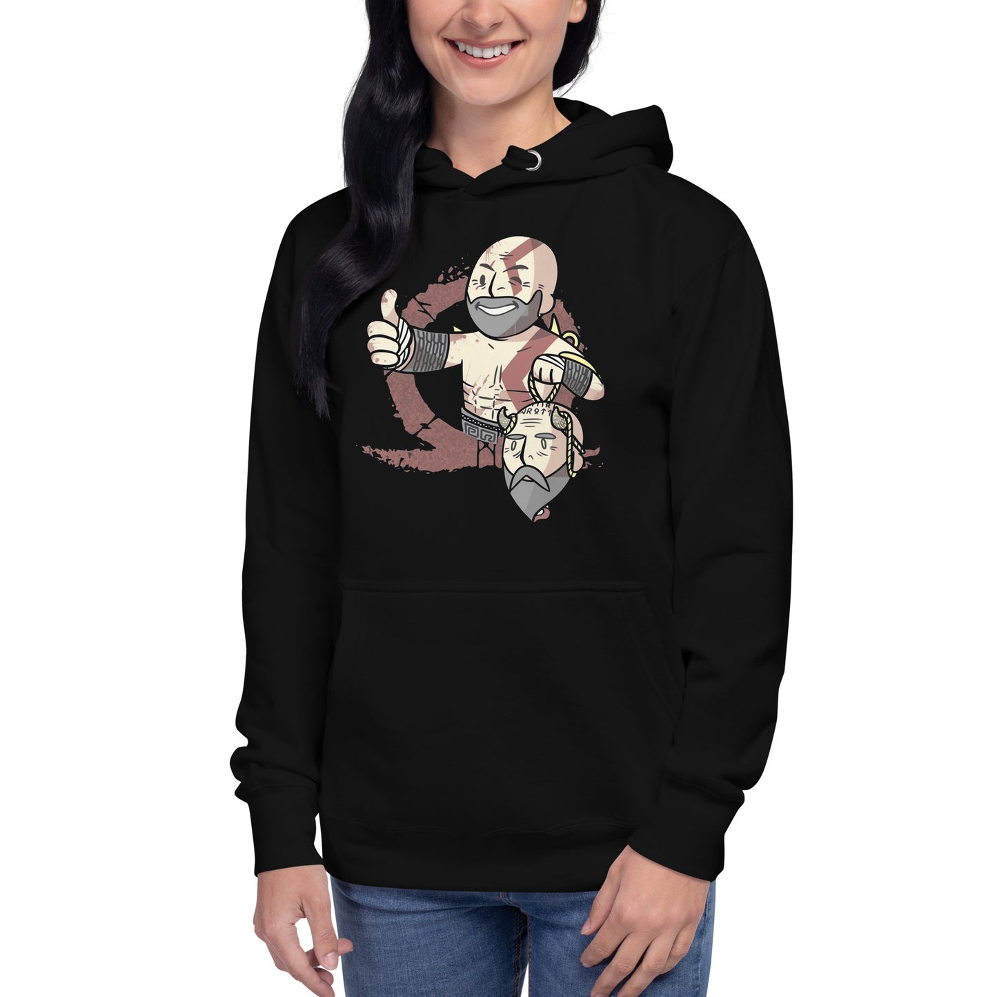 Hoodie Kratos and Mimir, Disponible en la mejor tienda online para comprar tus artículos favoritos, la mejor Calidad, compra Ahora en Algoritmo! 