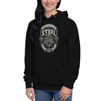 Steel Brotherhood — detalle del estampado