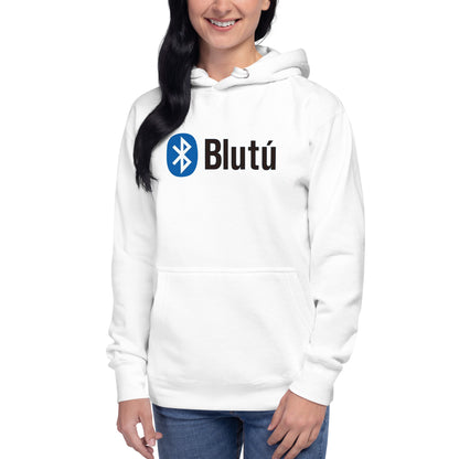 Hoodie Blutú, Disponible en la mejor tienda online para comprar tu merch favorita, la mejor Calidad, compra Ahora en Algoritmo! 