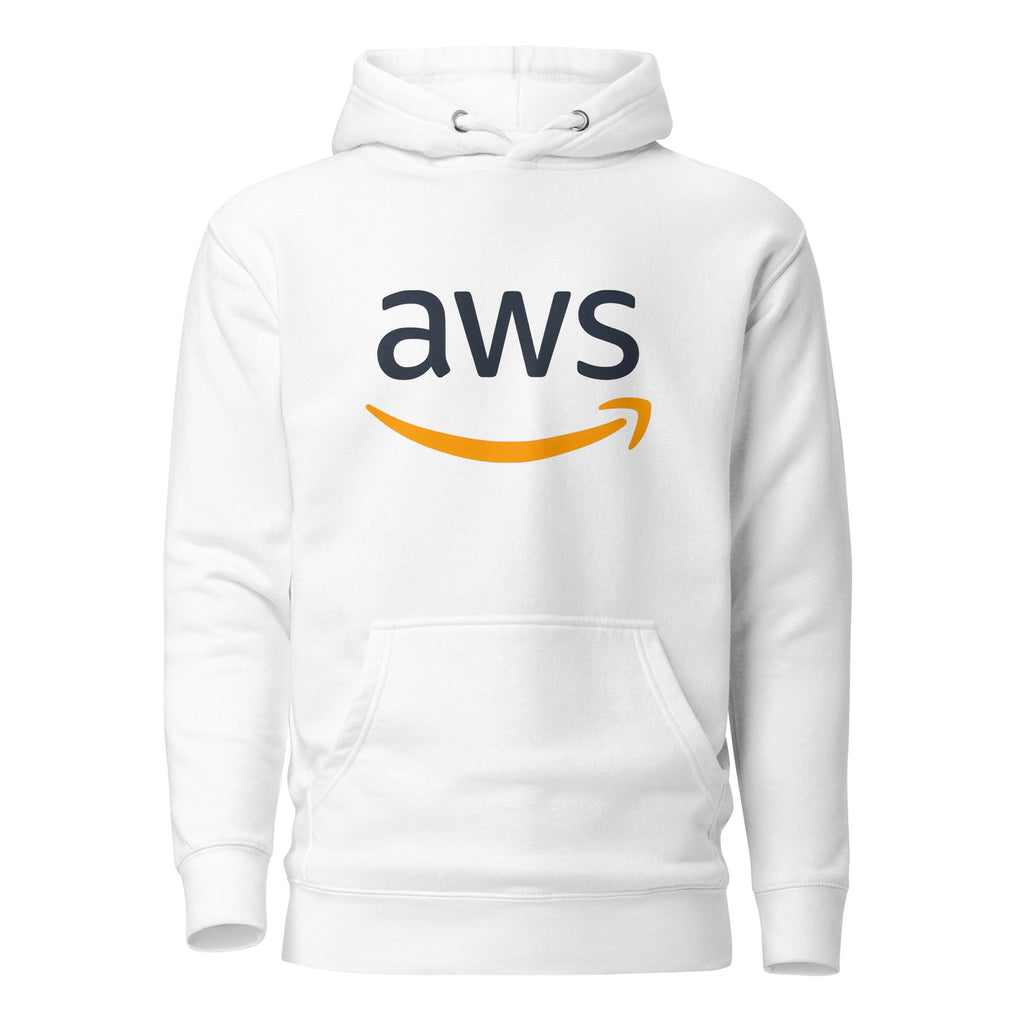Hoodie AWS, Disponible en la mejor tienda online para comprar tu merch favorita, la mejor Calidad, compra Ahora en Algoritmo! 