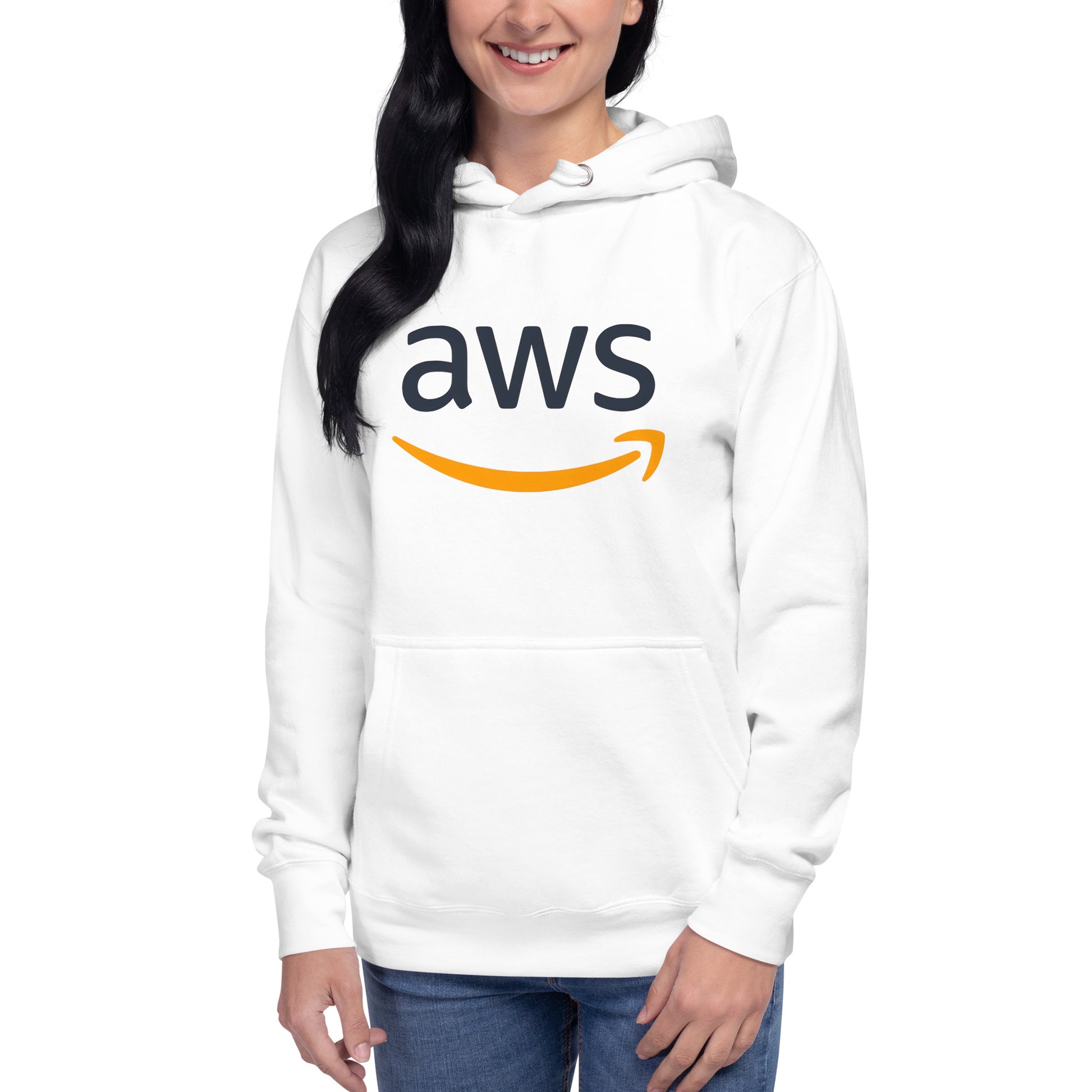 Hoodie AWS, Disponible en la mejor tienda online para comprar tu merch favorita, la mejor Calidad, compra Ahora en Algoritmo! 