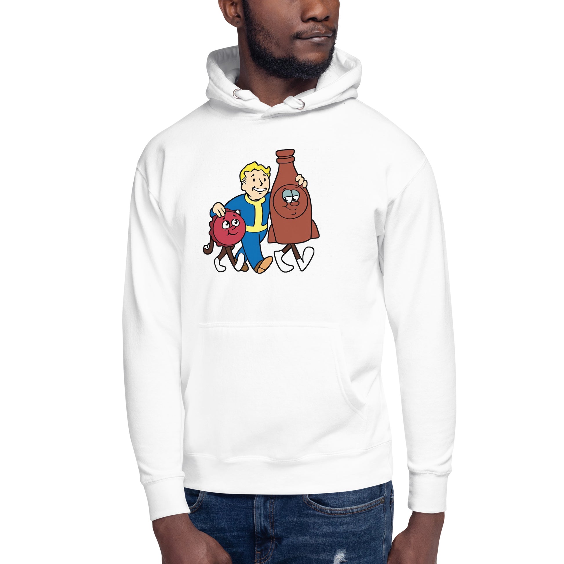 Hoodie Nuka Cola Friends , Disponible en la mejor tienda online para comprar tu merch favorita, la mejor Calidad, compra Ahora en Algoritmo! 