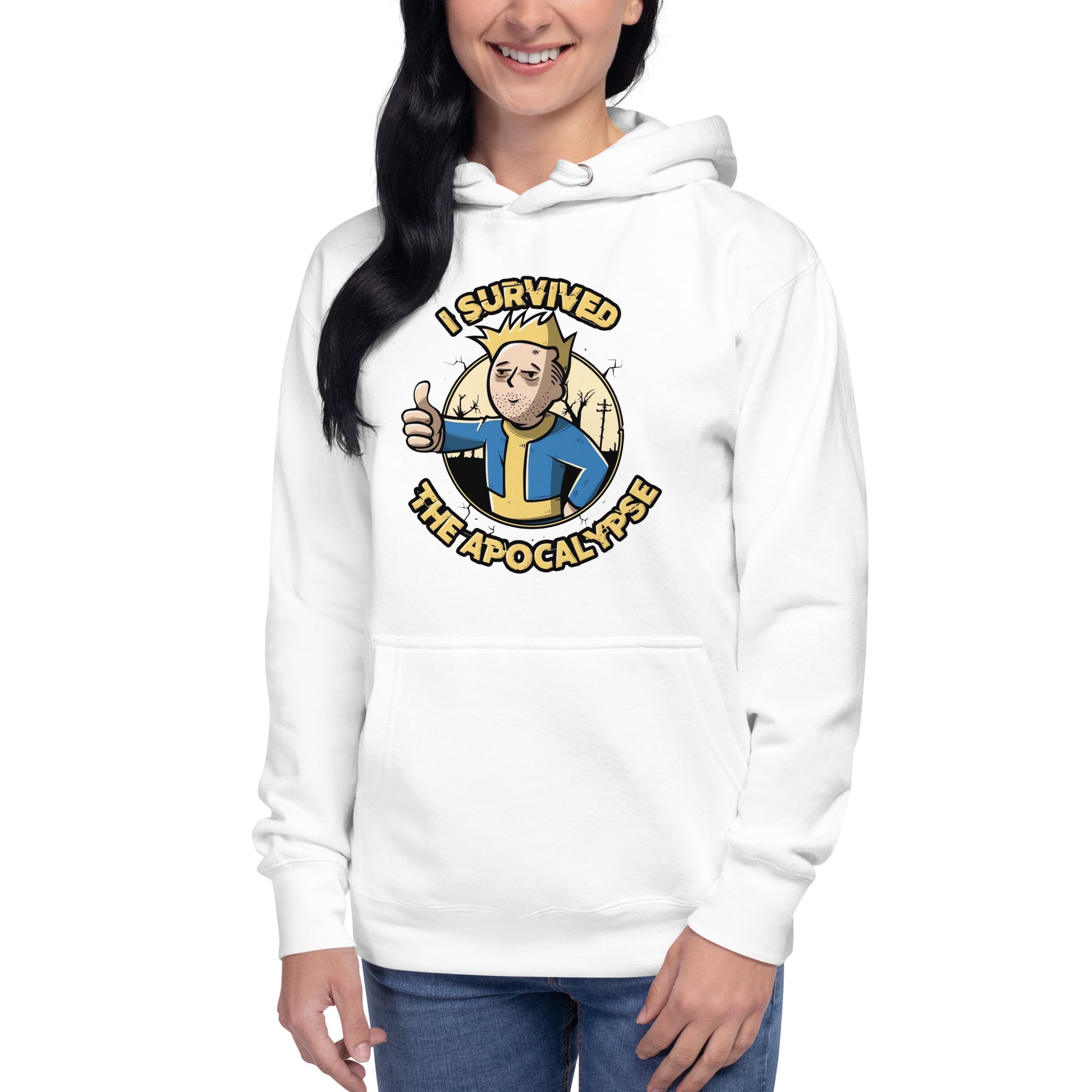 Hoodie de I Survived , Disponible en la mejor tienda online para comprar tu merch favorita, la mejor Calidad, compra Ahora en Algoritmo! 