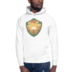 Link Shield — detalle del estampado