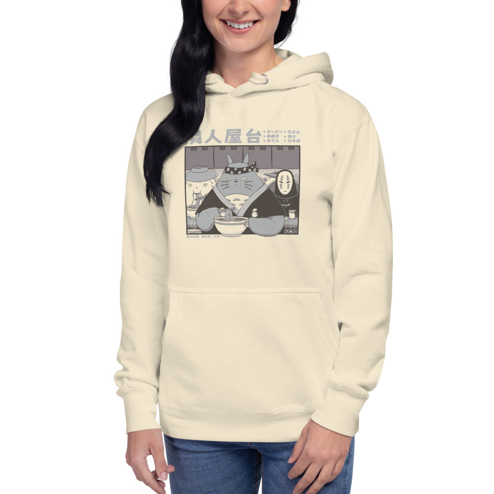 Modelo femenina — Chibi Dinner Hoodie Beige