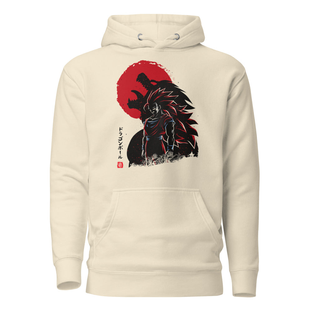 Frente — Kakaroto Phase 4 Hoodie Beige