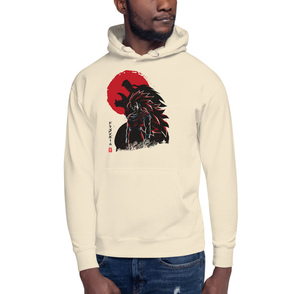 Modelo masculino — Kakaroto Phase 4 Hoodie Beige