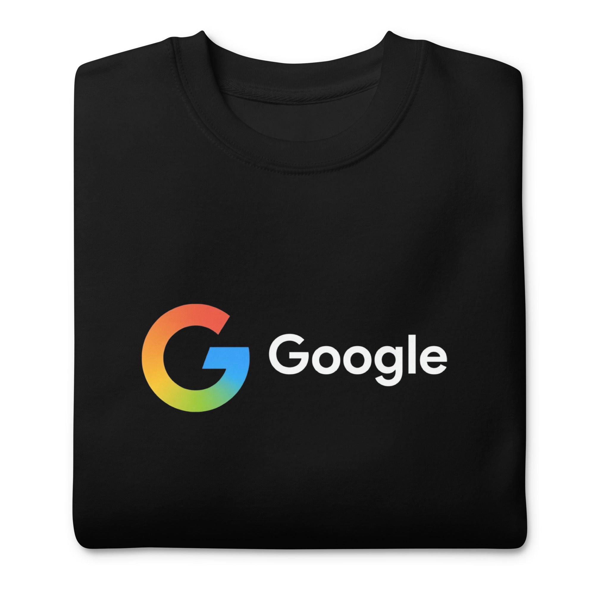 Detalle del print — Google parody, algodón peinado 142 g/m²