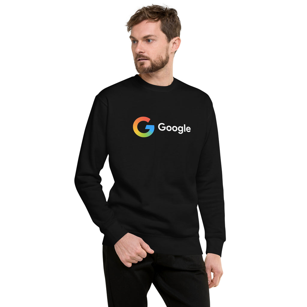 Modelo — Sudadero Google tech parody