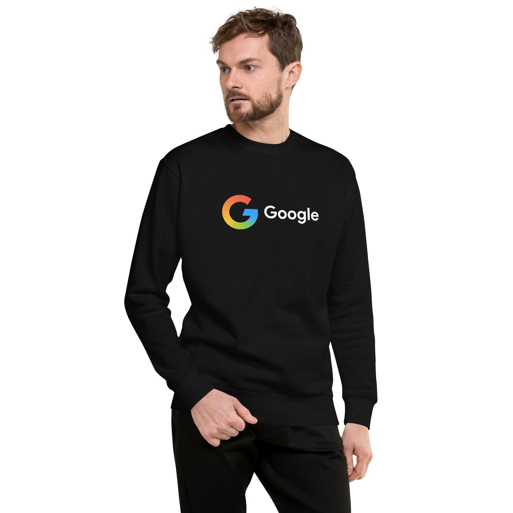 Modelo — Sudadero Google tech parody