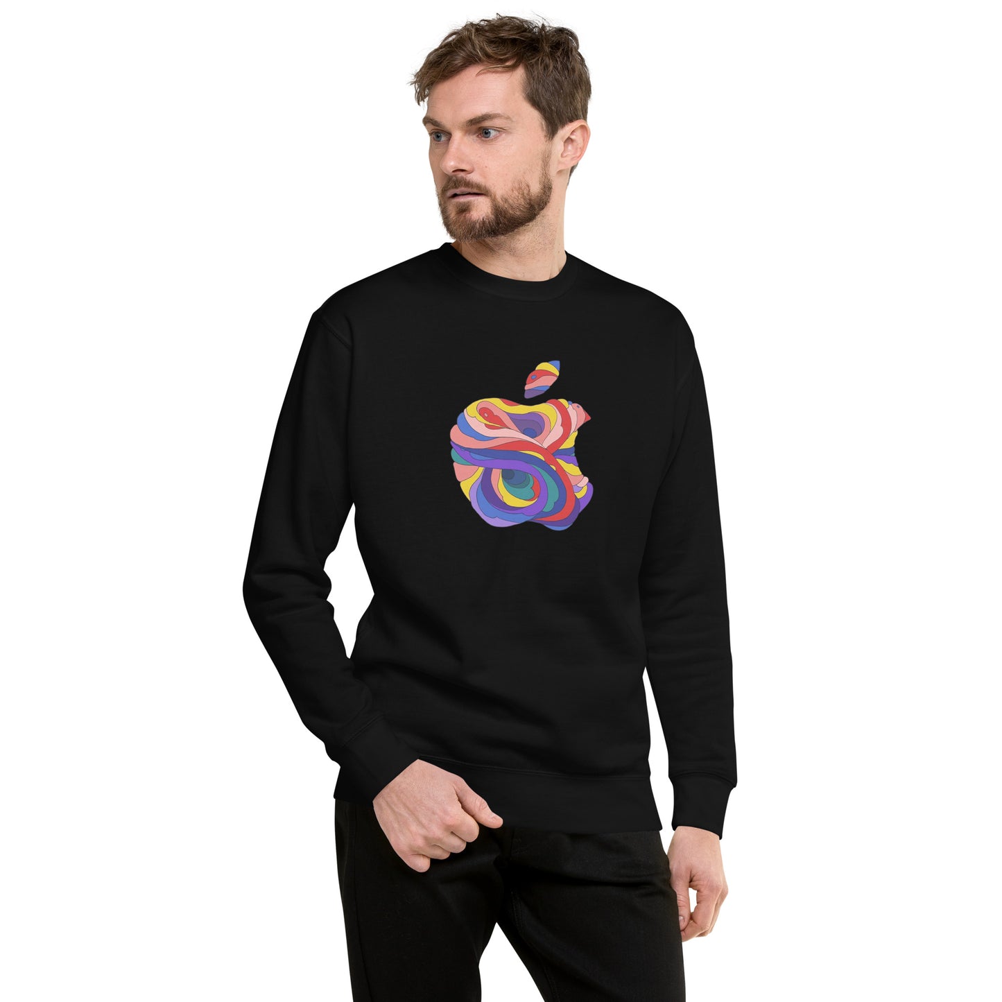 Suéter Apple Psicodelich, Disponible en la mejor tienda online para comprar tu merch favorita, la mejor Calidad, compra Ahora en Algoritmo! 