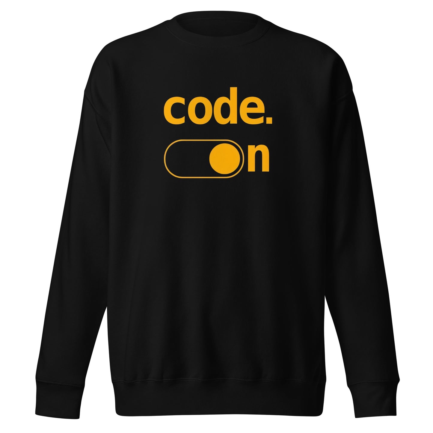 Suéter Code On, Disponible en la mejor tienda online para comprar tu merch favorita, la mejor Calidad, compra Ahora en Algoritmo! 