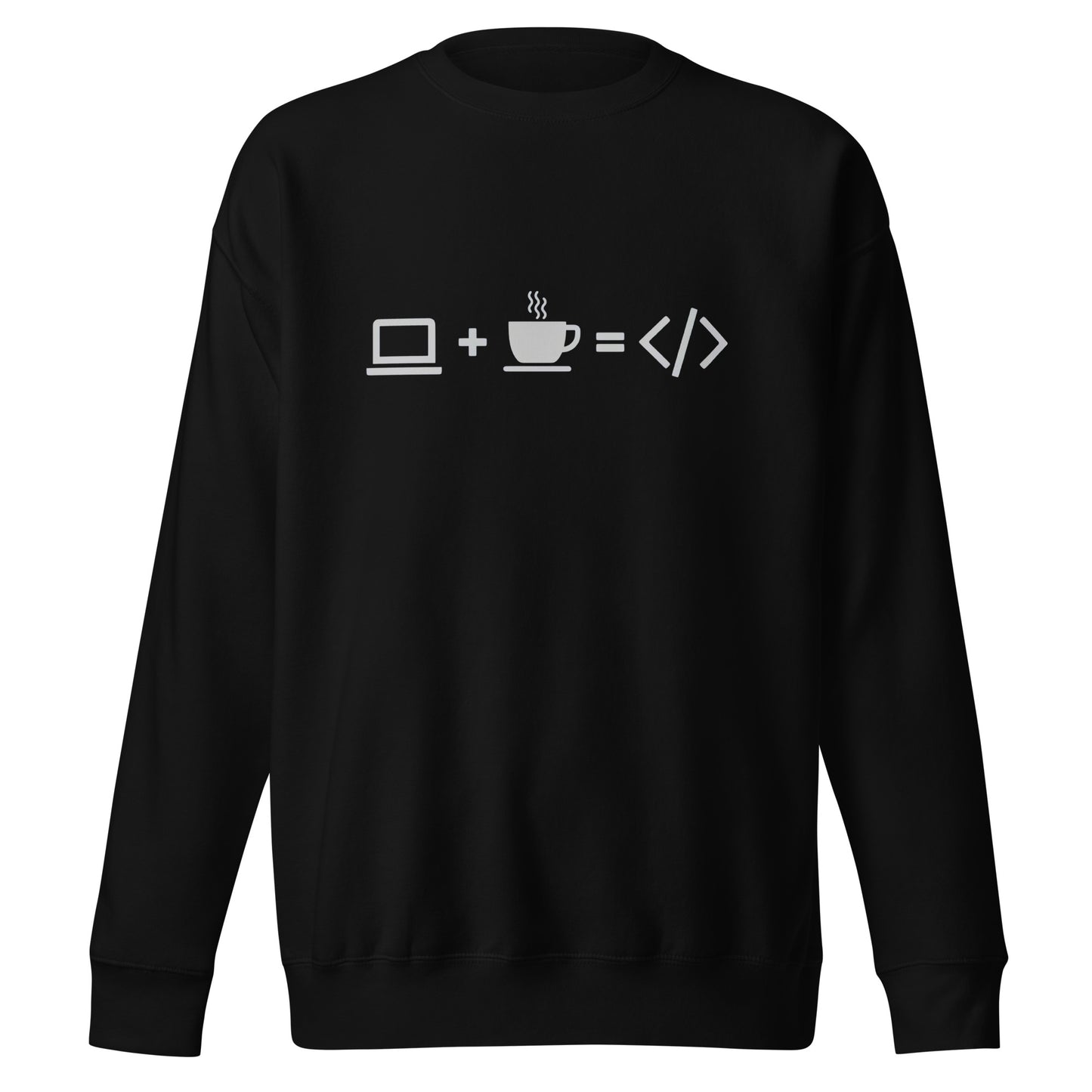 Suéter Coffee HTML, Disponible en la mejor tienda online para comprar tu merch favorita, la mejor Calidad, compra Ahora en Algoritmo! 