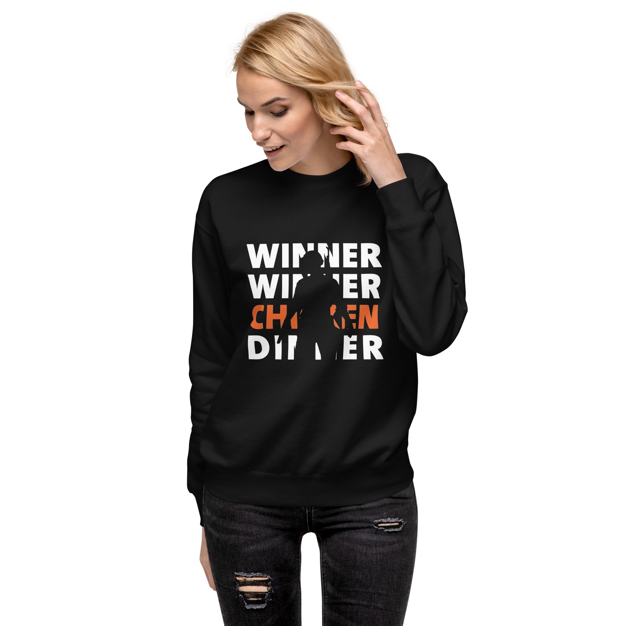 Winner Chicken Dinner — modelo usando la prenda