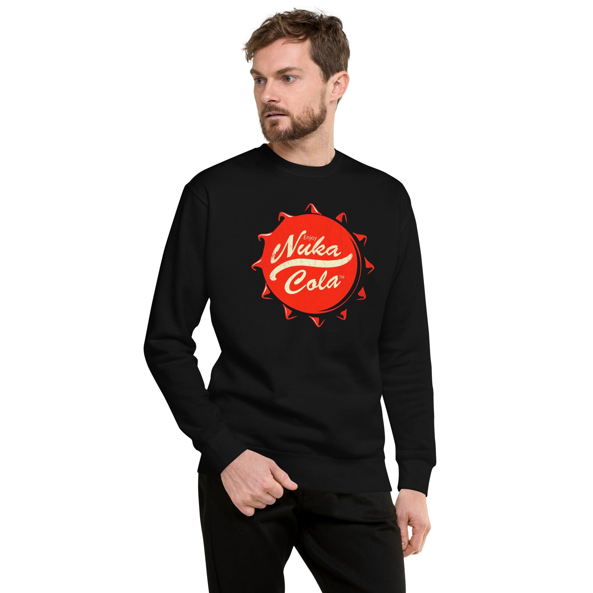 Nuka Cola — detalle del estampado
