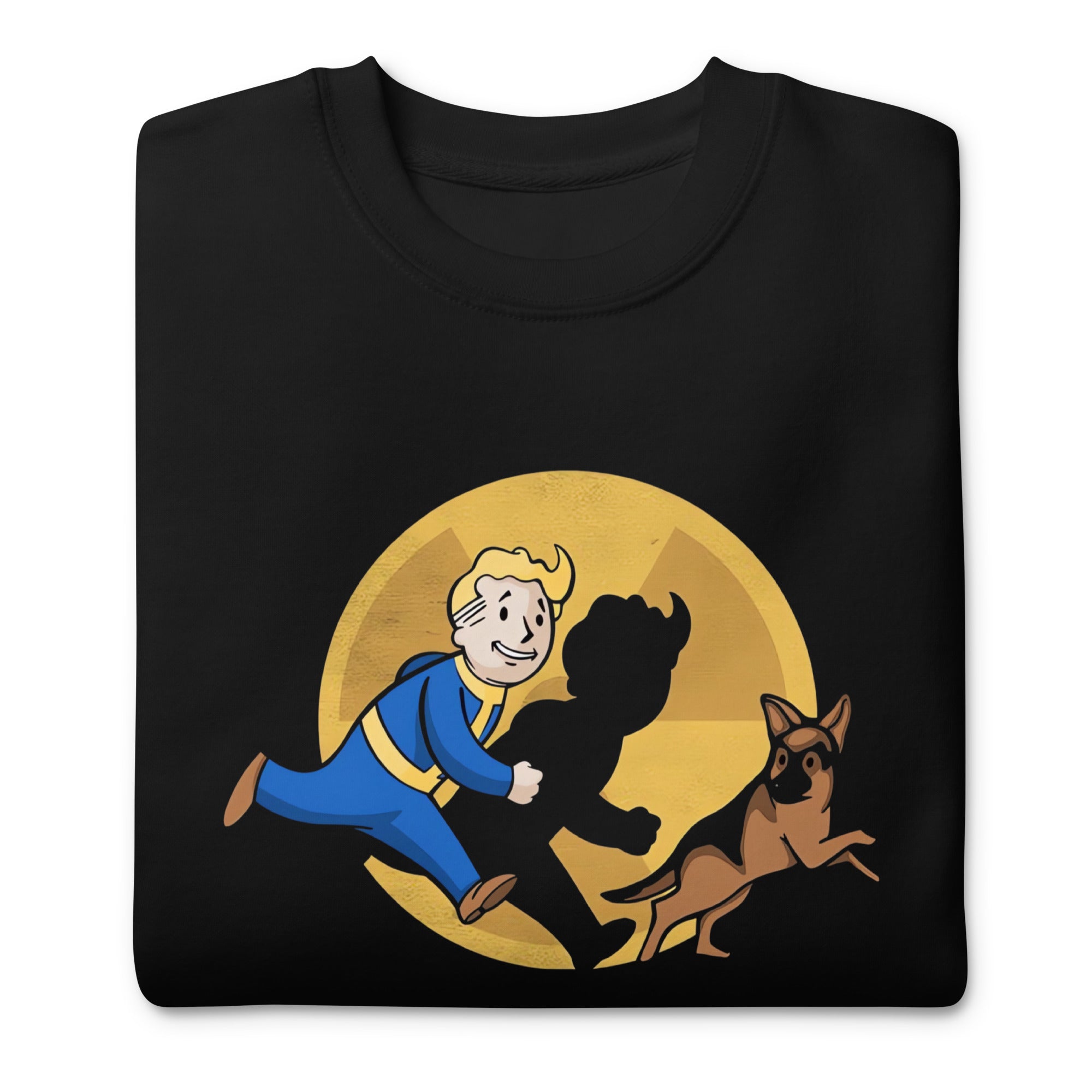 La aventuras de Vault Boy — vista trasera