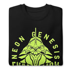 Détail du print — Evangelion EVA-01, coton peigné 142 g/m²