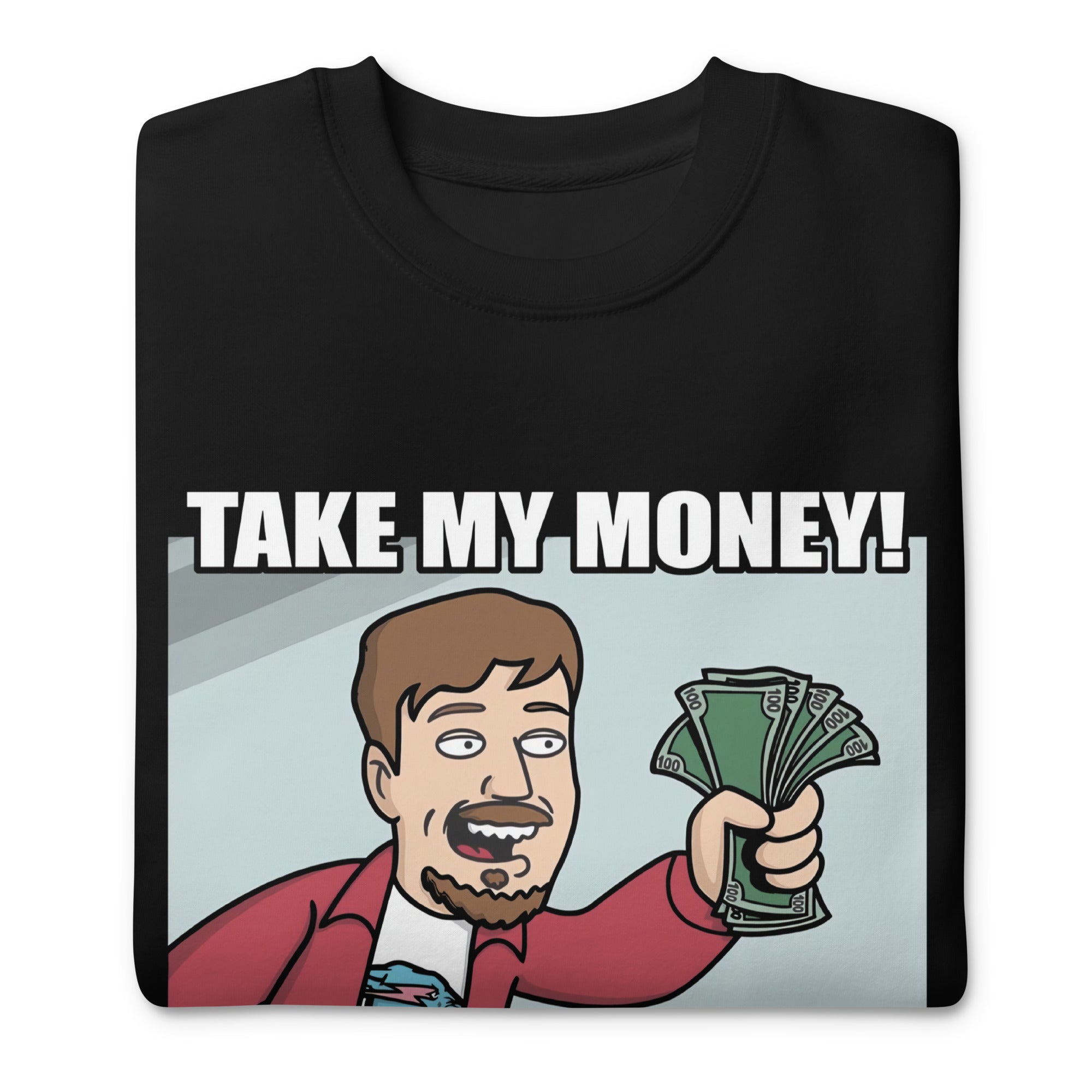 Take My Money — vista trasera