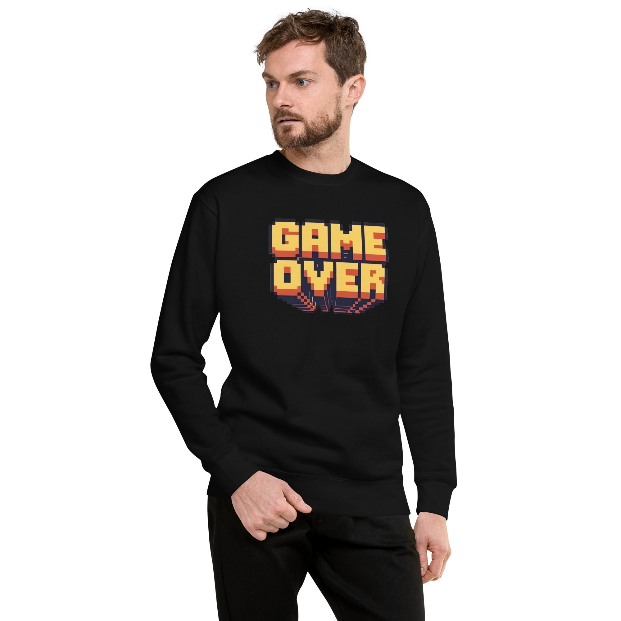 Old Game Over — detalle del estampado