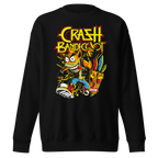 Back view — Crash Bandicoot sweater unisex