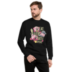 Eat, Sleep, Battle and Repeat — modelo usando la prenda