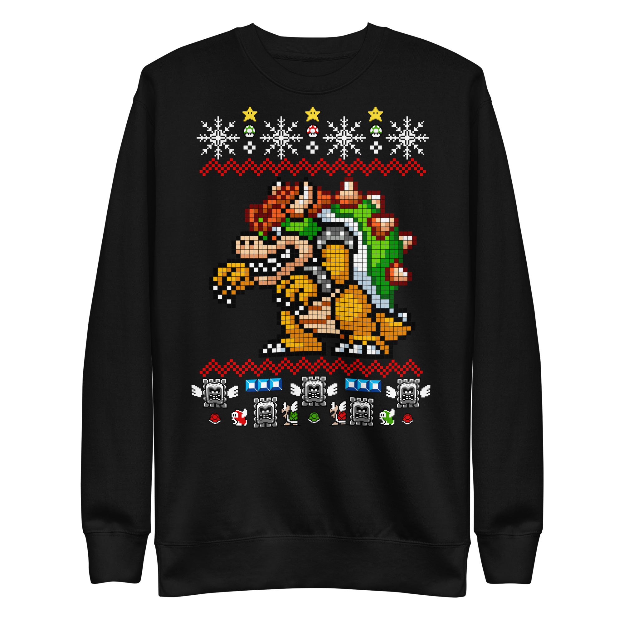 Vista frontal — Suéter Super Koopa Mario Bros navideño