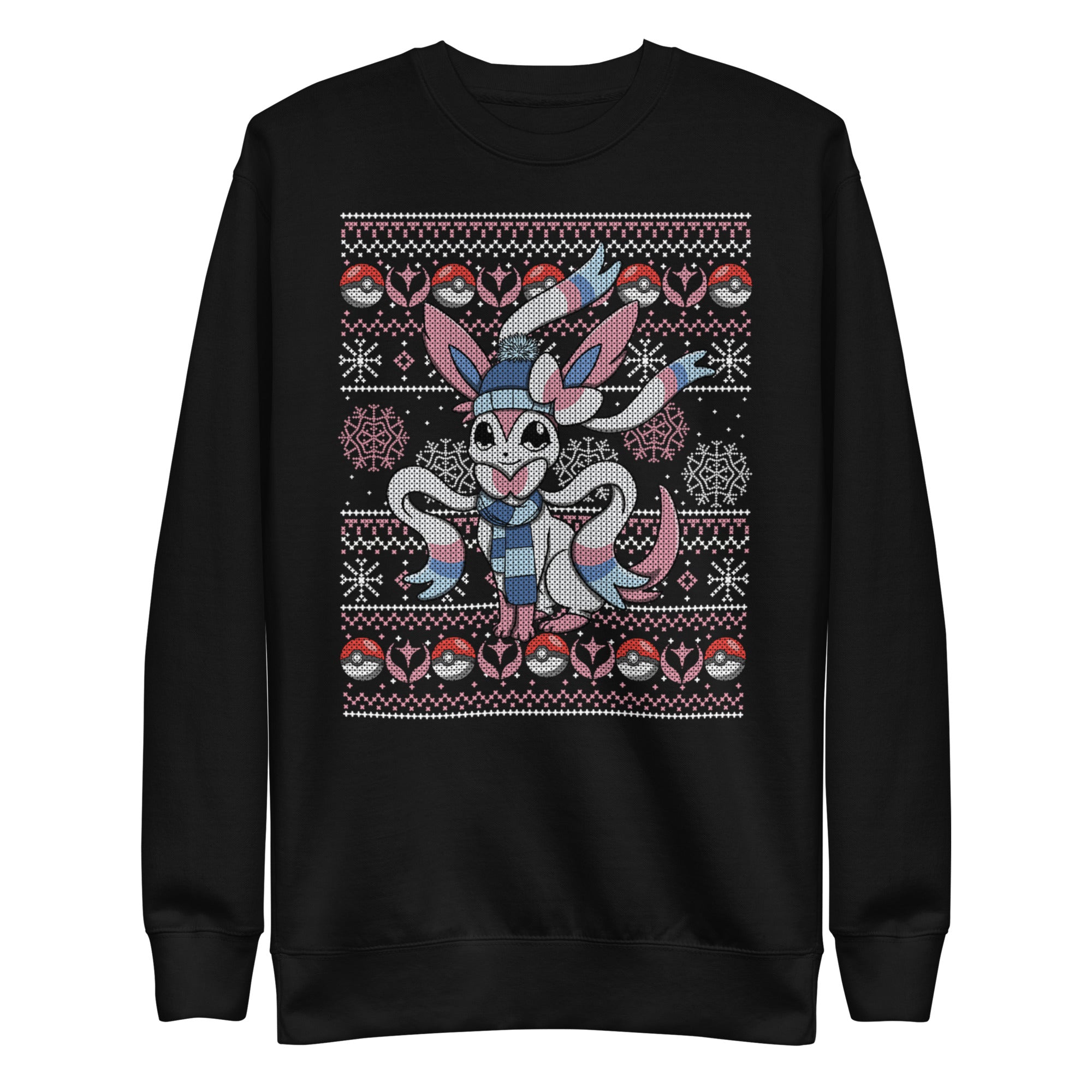 Vista frontal — Suéter Sylveon Navideño Pokémon