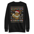 Vista frontal — Suéter Little Eevee Christmas Pokémon