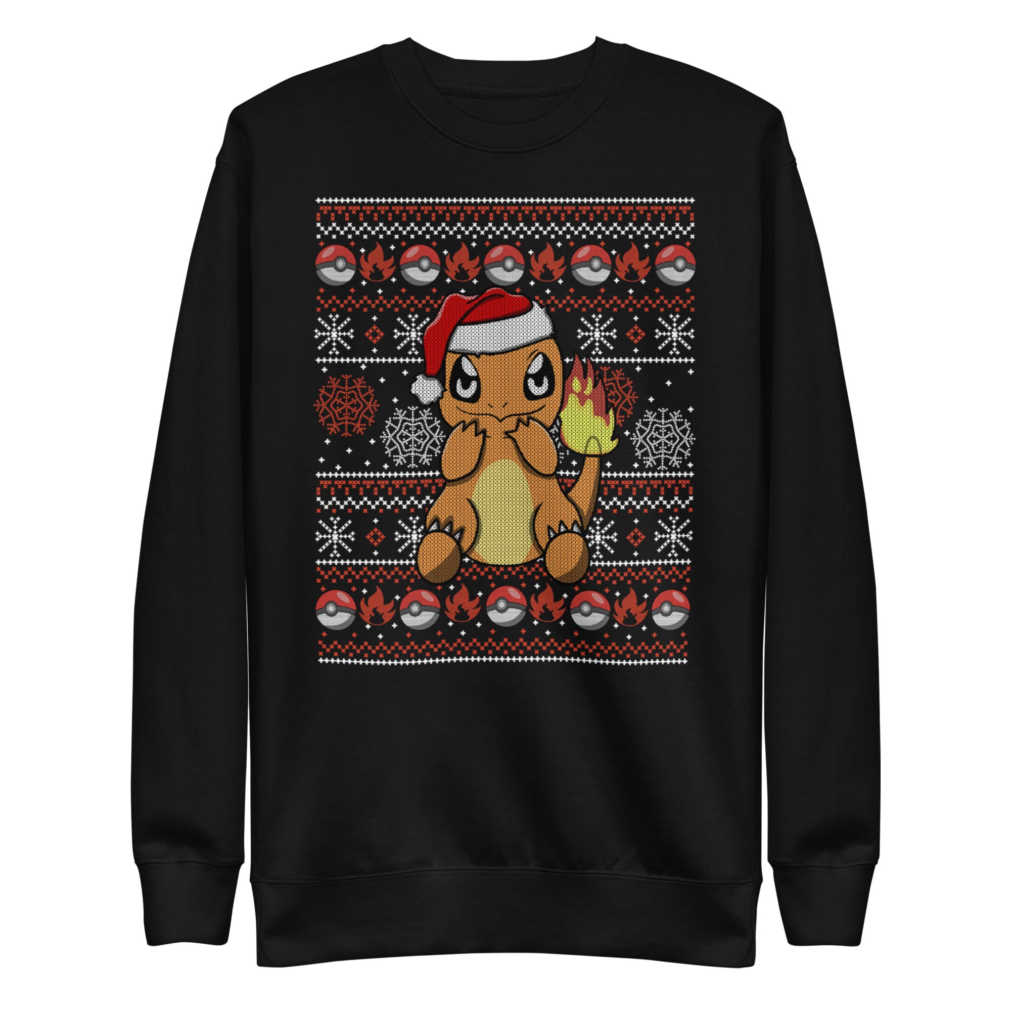Vista frontal — Suéter Charmander Navideño Pokémon
