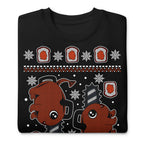 Detalle del print — Pochita Holiday, algodón 142 g/m²