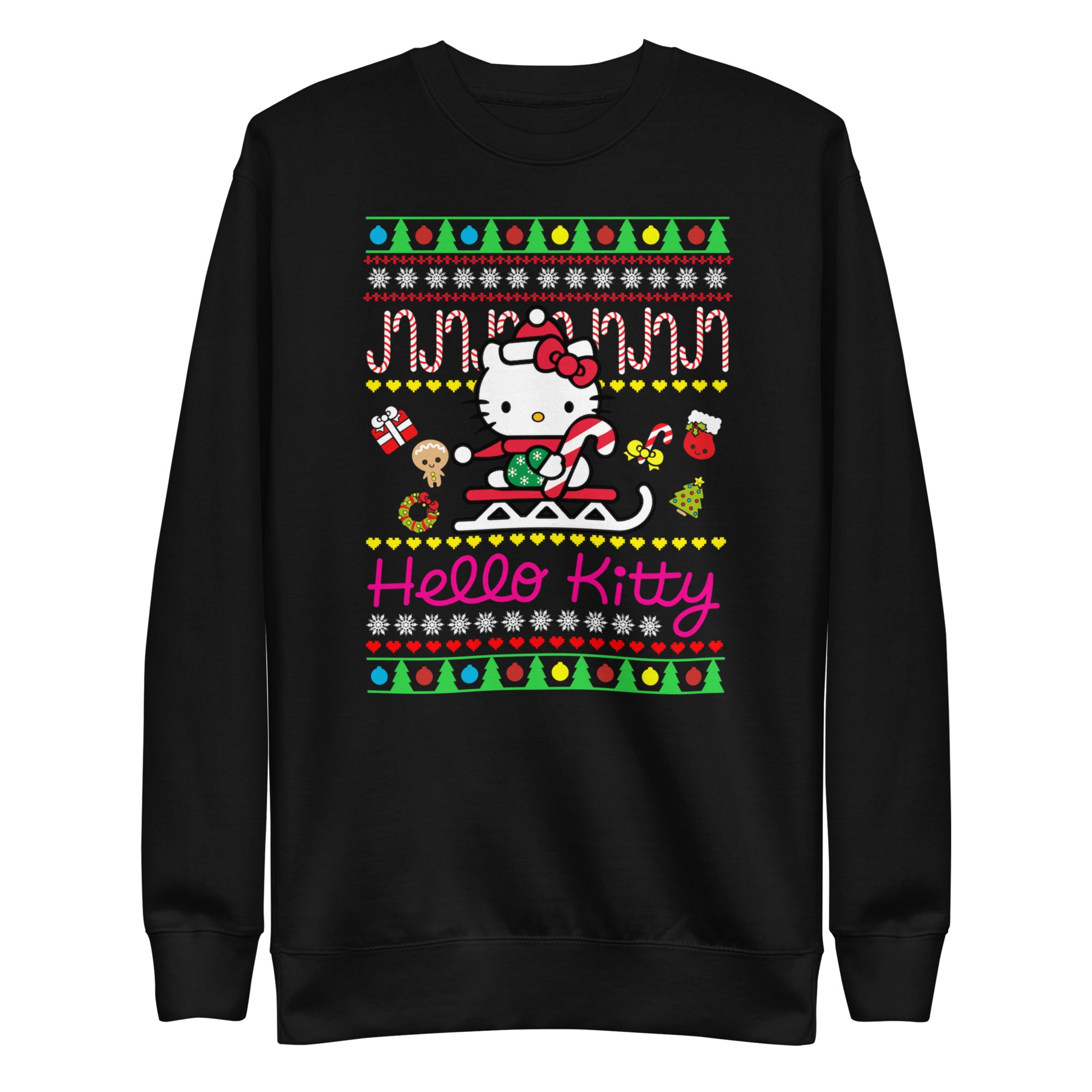 Vue de face — Pull de Noël Hello Kitty Christmas Cheer